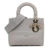 Pre-owned Canvas dior-bags Dior Vintage , Gray , Dames