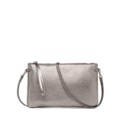 Stijlvolle leren handtas in bruin Gianni Chiarini , Gray , Dames