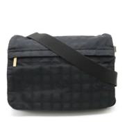 Pre-owned Leather shoulder-bags Chanel Vintage , Black , Dames