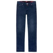 Blauwe Katoenen Jeans Broek Tramarossa , Blue , Heren