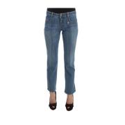 Stijlvolle Slim Fit Blauwe Jeans Costume National , Blue , Dames