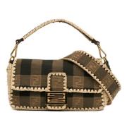 Pre-owned Canvas fendi-bags Fendi Vintage , Brown , Dames