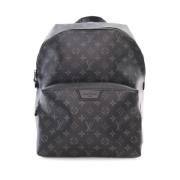 Pre-owned Canvas backpacks Louis Vuitton Vintage , Black , Dames