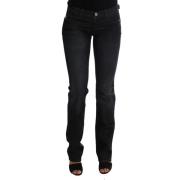 Slim Fit Donkerblauwe Jeans Costume National , Blue , Dames