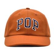 Arch Sixpanel Hat Pop Trading Company , Orange , Unisex