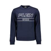 Athletic Elegance Langemouwensweatshirt Plein Sport , Blue , Heren