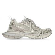 Sneakers met mesh-panel en metallic details Balenciaga , White , Dames