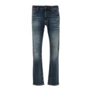 Stretch Denim Jeans Boss , Blue , Heren