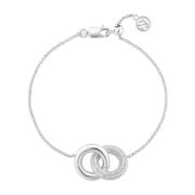 Carrara Zilveren Armband met Zirkonia Sif Jakobs Jewellery , Gray , Da...