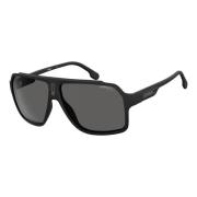 Mat Zwart/Grijs Gepolariseerde Zonnebril Carrera , Black , Heren