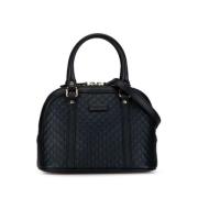 Pre-owned Leather gucci-bags Gucci Vintage , Black , Dames