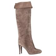 Pre-owned Suede boots Gianvito Rossi Pre-owned , Brown , Dames