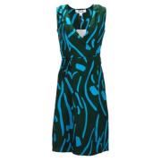 Fabric dresses Diane Von Furstenberg , Blue , Dames