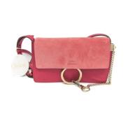 Pre-owned Leather shoulder-bags Chloé Pre-owned , Pink , Dames