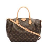 Pre-owned Canvas handbags Louis Vuitton Vintage , Brown , Dames