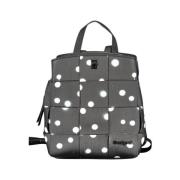 Zwarte Rugzak met Polka Dot Design Desigual , Black , Dames