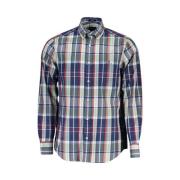 Klassiek Groen Button-Down Overhemd Gant , Multicolor , Heren