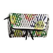 Chique witte handtas met contrastdetails Desigual , Multicolor , Dames