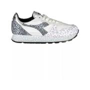 Stijlvolle witte sneakers met contrastzool Diadora , Multicolor , Dame...