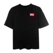 Boxt Lab T-Shirt Oversized Fit Diesel , Black , Heren