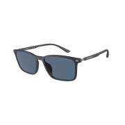 Blauwe Zonnebril Ea4223U-508880 Emporio Armani , Blue , Heren