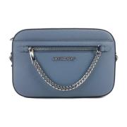 Jet Set Denim Ketting Crossbody Tas Michael Kors , Blue , Dames