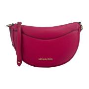 Roze Half Moon Crossbody Tas Michael Kors , Pink , Dames