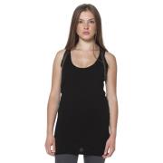 Zwarte Tanktop met Logo Fred Perry , Black , Dames