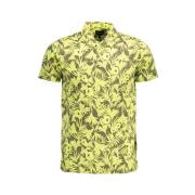 Geel Klassiek Poloshirt Gant , Yellow , Heren