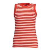 Rood Stijlvolle Tanktop Gant , Red , Dames