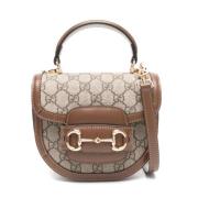 Horsebit 1955 Mini Tas Gucci , Brown , Dames