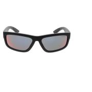 Stijlvolle zonnebril met 140mm tempellengte Prada , Black , Unisex