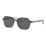 Gestreepte Grijze Zonnebril John RB 2194 Ray-Ban , Gray , Unisex