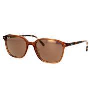 Iconische Zonnebril Leonard Rb2193 663693 Ray-Ban , Brown , Unisex