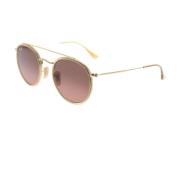 Ronde Double Bridge Zonnebril Ray-Ban , Yellow , Unisex