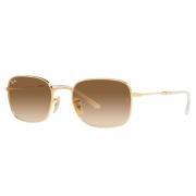 Bruine kussen vormige zonnebril Ray-Ban , Yellow , Unisex