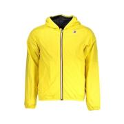 Omkeerbare Waterdichte Hoodie Jas K-Way , Yellow , Heren