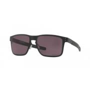 Metalen Frame Zonnebril Mat Zwart Oakley , Black , Heren