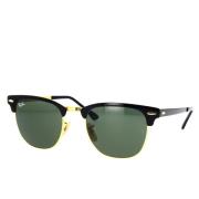 Klassieke Clubmaster Metal Zonnebril Gepolariseerd Ray-Ban , Black , U...