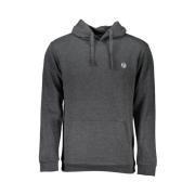 Grijze hoodie met borduurwerk Sergio Tacchini , Gray , Heren