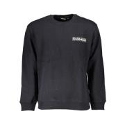 Elegant Fleece Sweatshirt in Zwart Napapijri , Black , Heren