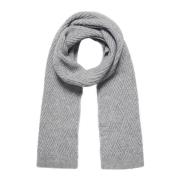 Grijs Melange Patroon Sjaal Accessoire Kaffe , Gray , Dames