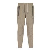 Katoenen broek Balmain , Beige , Heren