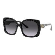 Print Family Zonnebril Zwart Cocco/Grijs Verduisterd Dolce & Gabbana ,...