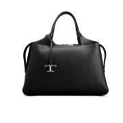 Stijlvolle Schoudertas voor Dagelijks Gebruik Tod's , Black , Dames