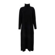 Elegant Cashmere Sweater Dress Jil Sander , Black , Dames