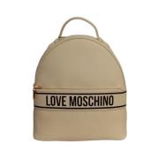 Stijlvolle Damesrugzak door Jc4210Pp0Hkg1 Love Moschino , Beige , Dame...