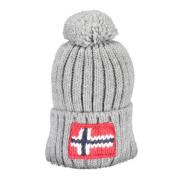 Stijlvolle Wintermuts met Pompon Napapijri , Gray , Unisex