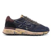 Suede sneakers met 4 cm zool Premiata , Blue , Heren