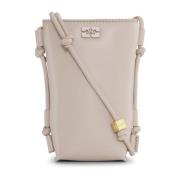 Stijlvolle Crossbody Tas Offwhite Bou Ganni , Beige , Dames